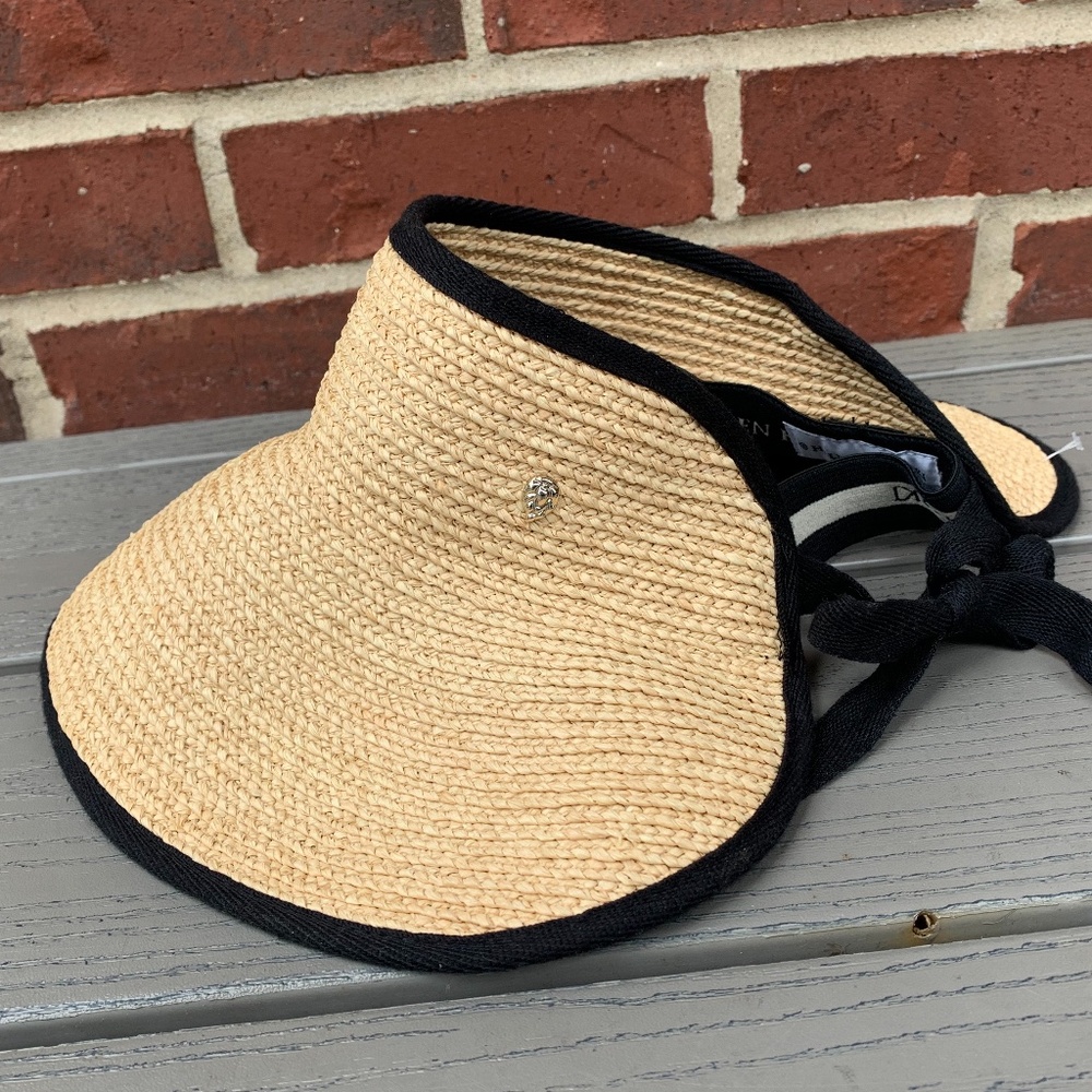 Helen Kaminski Mita Packable Raffia Visor